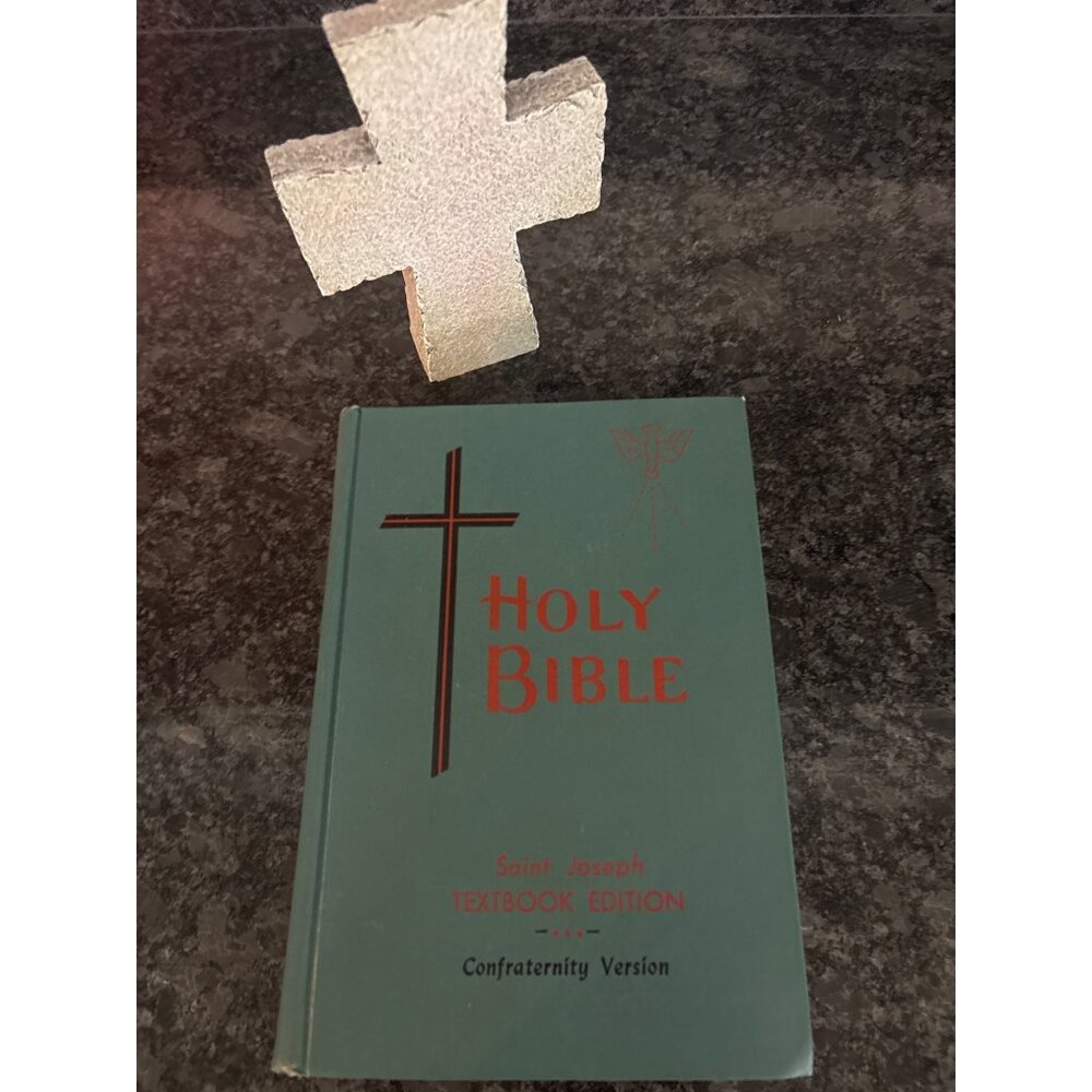 Vintage Saint Joseph Edition Holy Bible Confraternity Version Textbook Edition